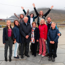 9. august: Kongefamilien besøker Svalbardmuseum og universitetssenteret UNIS. Foto:  Foto: Lise Åserud / NTB scanpix
